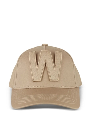 Walter Van Beirendonck W-appliqué cap - Brown