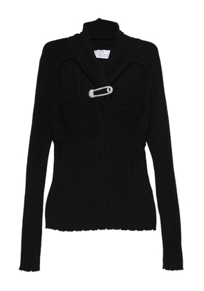 Giuseppe Di Morabito safety-pin sweater - Black
