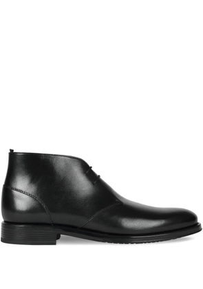PS Paul Smith lace-up leather desert boots - Black