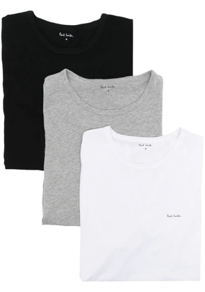 Paul Smith logo-print cotton T-shirts (set of three) - Black