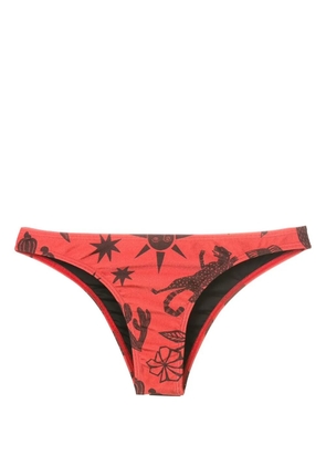 Lygia & Nanny Poipu printed bikini bottoms - Brown