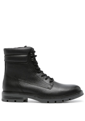 Tommy Hilfiger padded leather ankle boots - Black