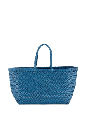 DRAGON DIFFUSION small Triple Jump woven tote bag - Blue
