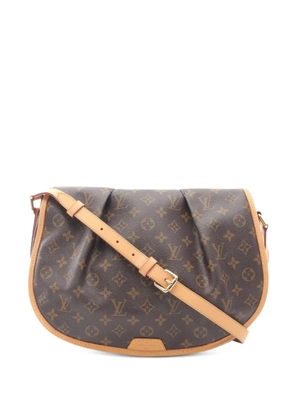 Louis Vuitton Pre-Owned 2012 Menilmontane MM monogram shoulder bag - Brown
