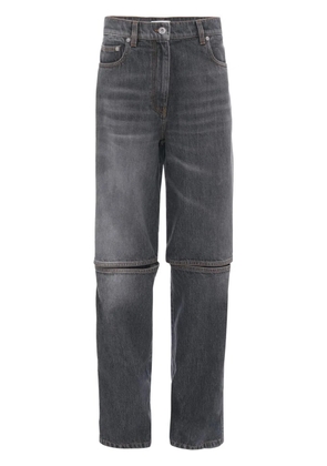 JW Anderson cut-out straight jeans - Grey