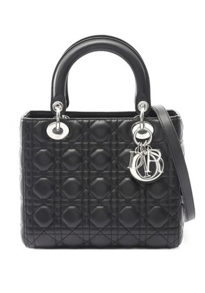 Christian Dior Pre-Owned 2010 Canage Lady dior leather handbag - Black