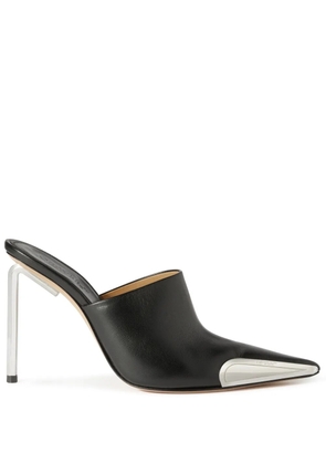 Off-White Allen Frame leather mules - Black