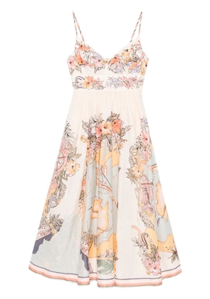 ZIMMERMANN Tallow midi dress - Neutrals