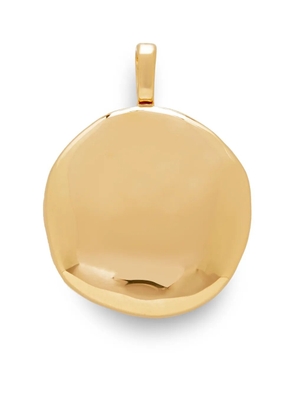 Monica Vinader Deia circular pendant - Gold