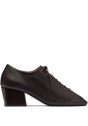 LEMAIRE Souris leather lace-up derby shoes - Brown