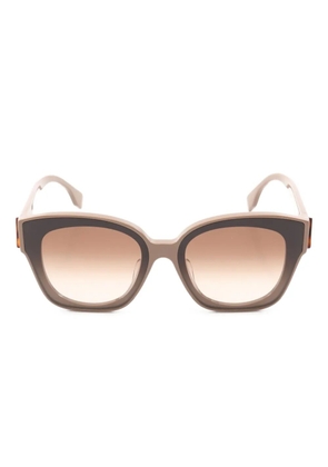 Fendi Pre-Owned 2020s square-frame sunglasses - Neutrals