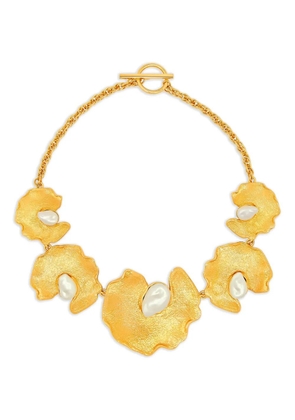 Oscar de la Renta pearl-detailing necklace - Gold
