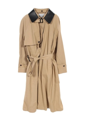 Loewe Pre-Owned 2010s convertible cotton coat - Neutrals