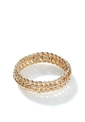 John Hardy 14kt yellow gold Kami Chain 4.5mm band ring