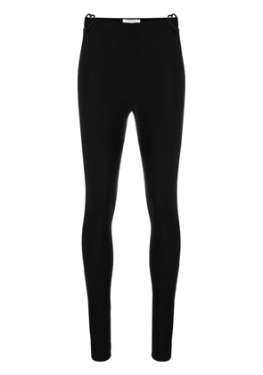 Nensi Dojaka heart-cut out high-waisted leggings - Black