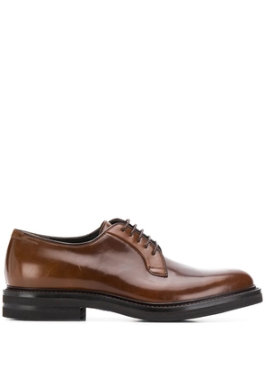 Brunello Cucinelli classic lace-up Derby shoes - Brown