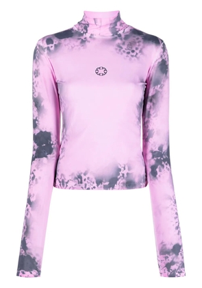 1017 ALYX 9SM graphic-print high-neck T-shirt - Pink