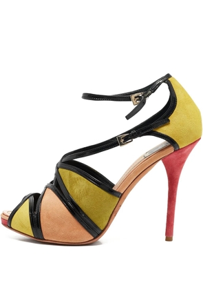 Christian Dior Pre-Owned 120mm colour-block pumps - Green