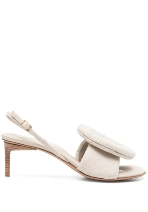 Jacquemus Cuscinu slingback sandals - Neutrals