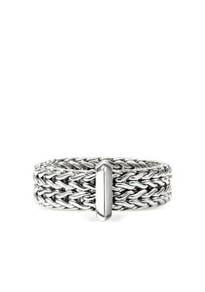 John Hardy sterling silver Icon Link Bar ring