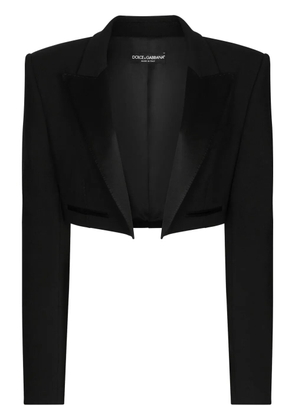 Dolce & Gabbana double-breasted cropped jacket - Black