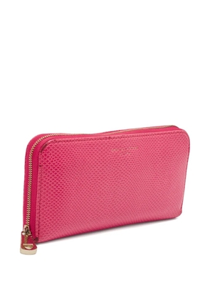 Aspinal Of London pink zipped wallet