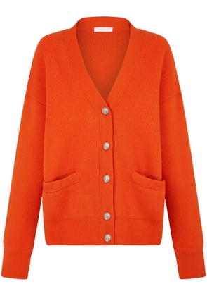 Rabanne oversized wool cardigan - Orange