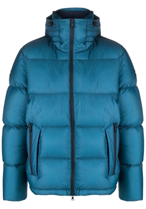 Paul & Shark logo-patch padded-design jacket - Blue