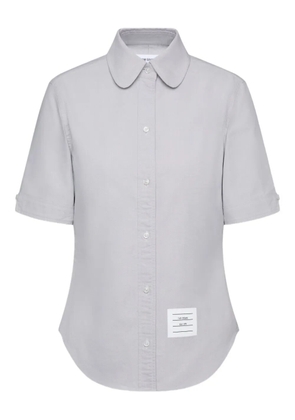 Thom Browne oxford short-sleeve shirt - Grey