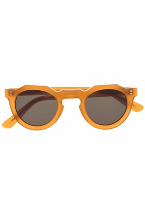 Lesca Pica round-frame sunglasses - Neutrals