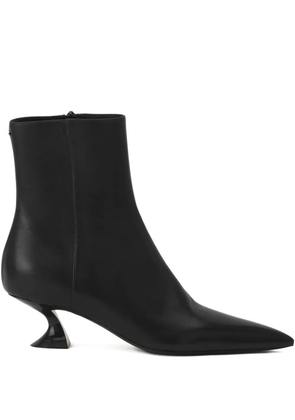 Lanvin pointed-toe sculpted-heel ankle boots - Black