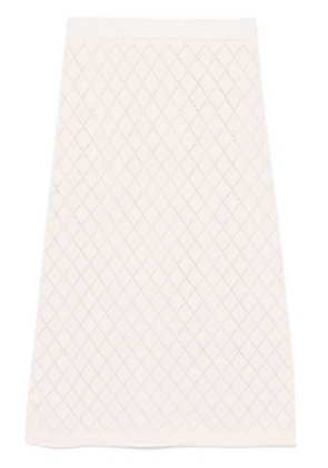 ZIMMERMANN Illustration midi skirt - Pink
