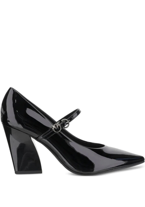 PINKO 80mm pointed-toe buckle pumps - Black