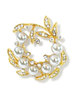 HZMER JEWELLERY faux-pearl brooch - Gold