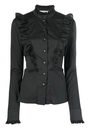 Philosophy Di Lorenzo Serafini ruffled poplin shirt - Black