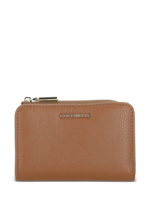 Coccinelle logo-detail leather wallet - Brown