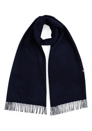 Tommy Hilfiger fringed scarf - Blue
