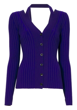 Proenza Schouler White Label Knit Halter Sweater - Blue