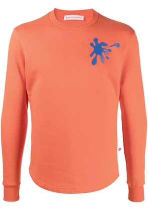 Walter Van Beirendonck Pre-Owned Spot Sweat long-sleeved T-shirt - Orange