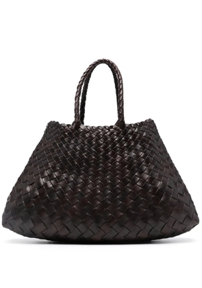 DRAGON DIFFUSION small Santa Croce tote bag - Brown