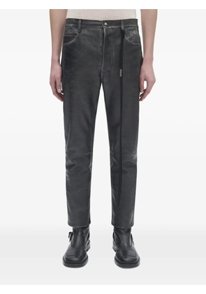 Ann Demeulemeester panelled trousers - Grey