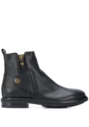 AGL button over ankle boots - Black