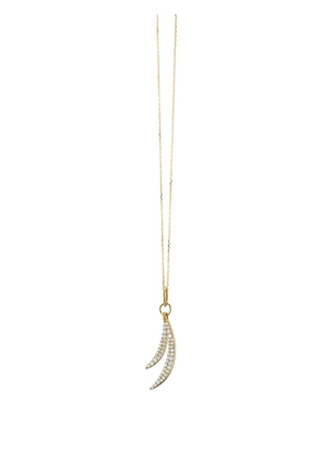 MONICA RICH KOSANN 18K yellow gold Birds of a Feaether necklace
