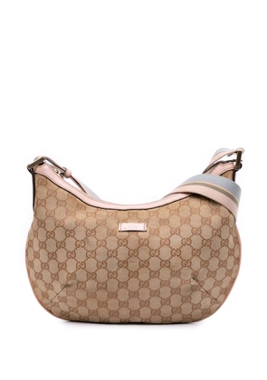 Gucci Pre-Owned 2016-2025 GG Canvas Web crossbody bag - Pink