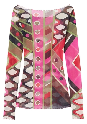 PUCCI Vivara-print top - Pink
