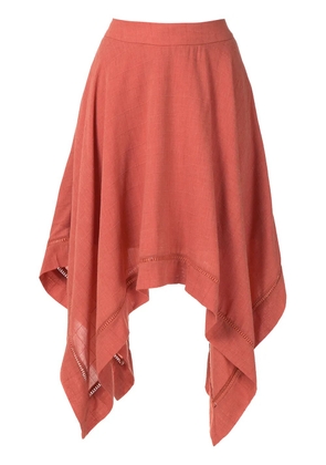 Olympiah Violette asymmetric skirt - Orange