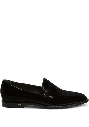 Giuseppe Zanotti Gatien patent leather loafers - Black