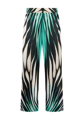 Roberto Cavalli animal-print trousers - White