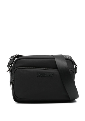 DSQUARED2 logo-lettering messenger bag - Black