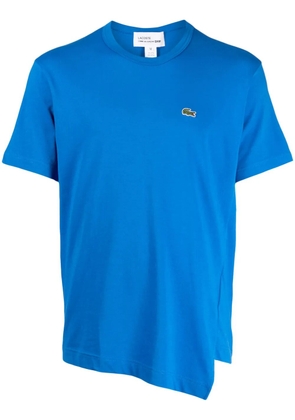 Comme Des Garçons Shirt x Lacoste asymmetric T-shirt - Blue